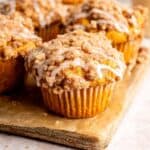 Cinnamon Streusel Greek Yogurt Muffins