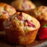 Delicious Easter Strawberry Muffins
