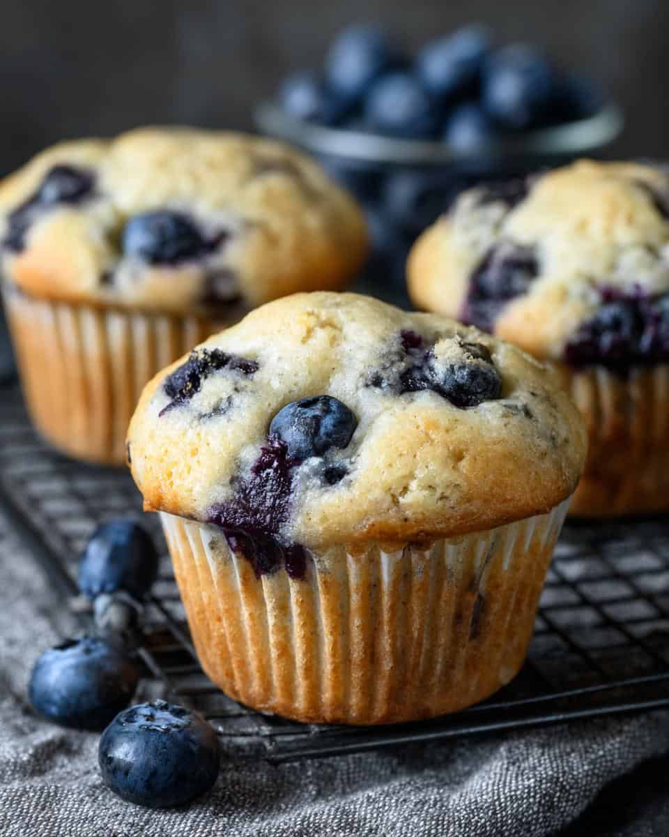 Easy Protein Blueberry Muffins with Protein Powder - detail 2