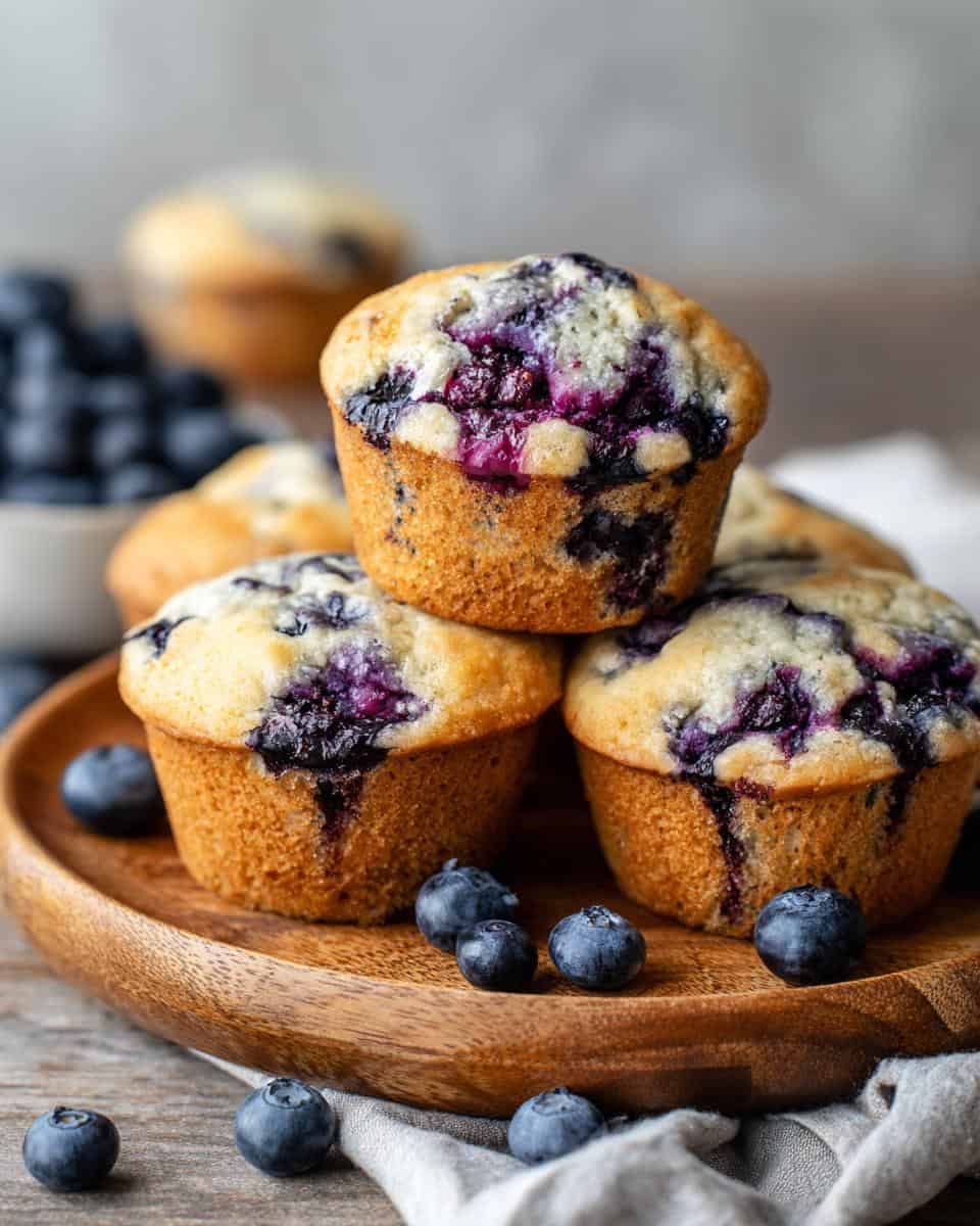 Easy Protein Blueberry Muffins with Protein Powder - detail 3