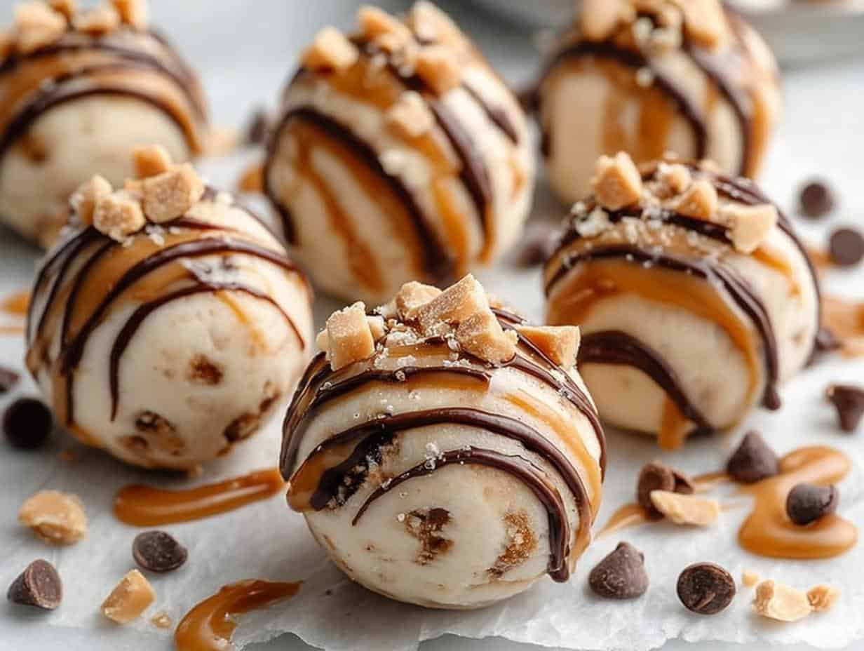 Sinful Frozen Greek Yogurt Peanut Butter Bites Recipe