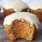 Healthy Carrot Cake Muffins for Breakfast