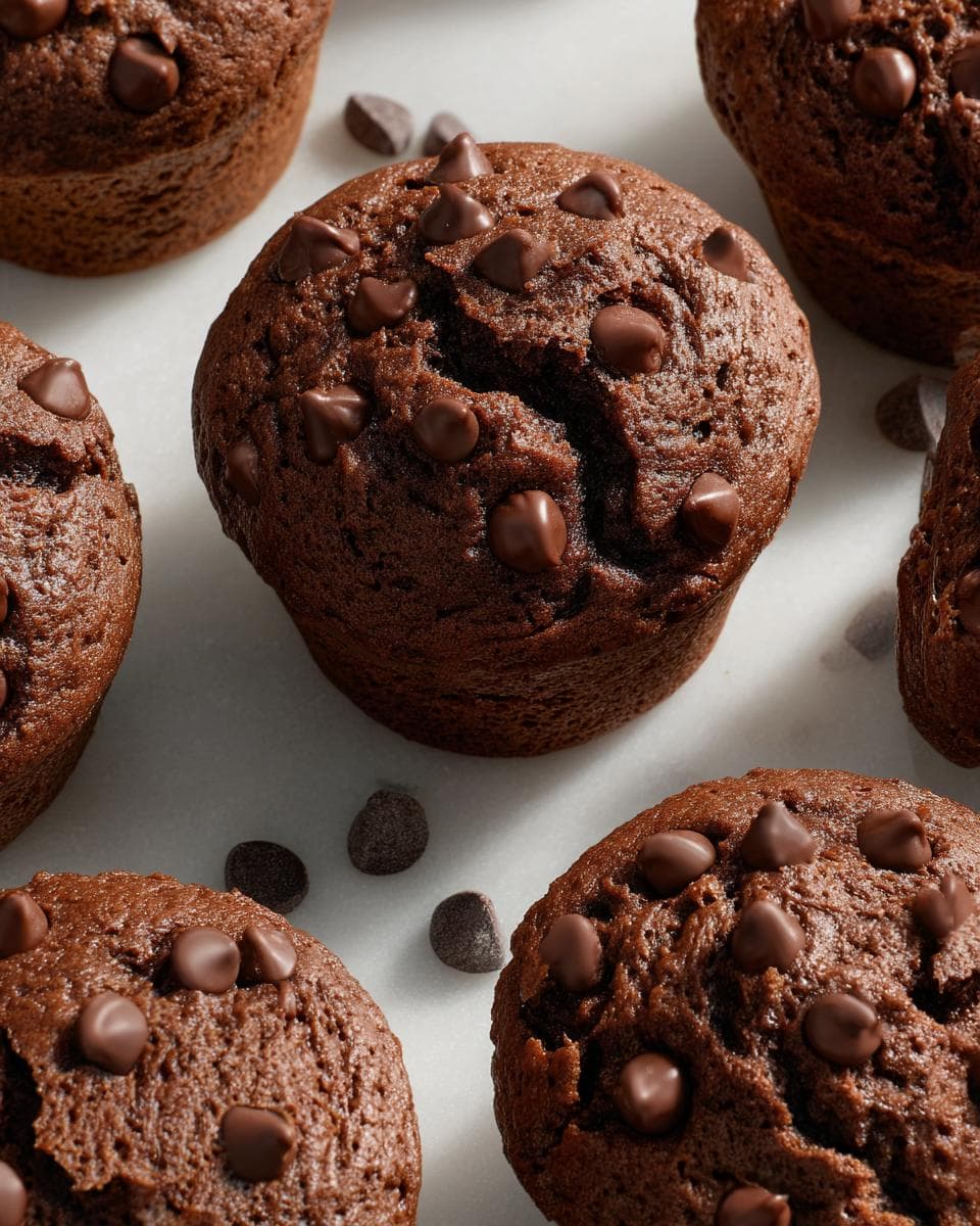 Healthy Chocolate Chip Greek Yogurt Muffins - detail 3