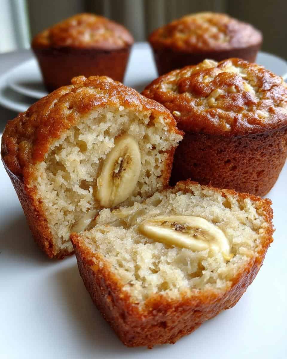 Healthy Greek Yogurt Banana Muffins - detail 3