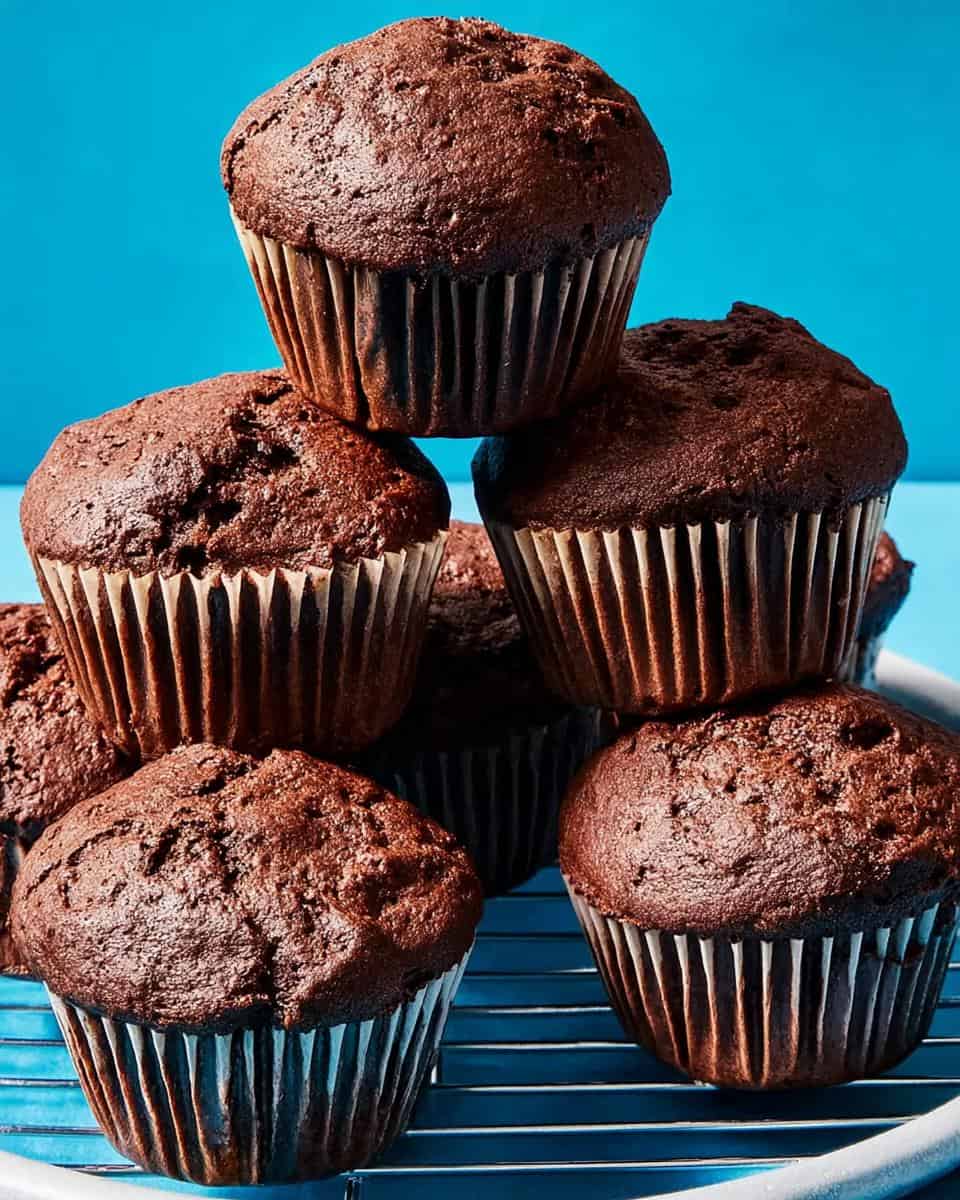 High Protein Chocolate Muffins - detail 1