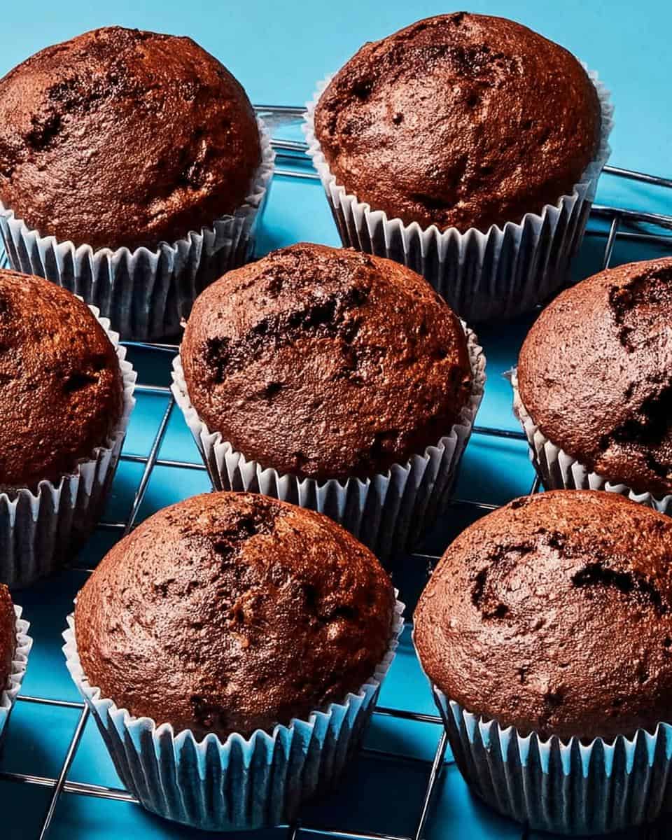 High Protein Chocolate Muffins - detail 2