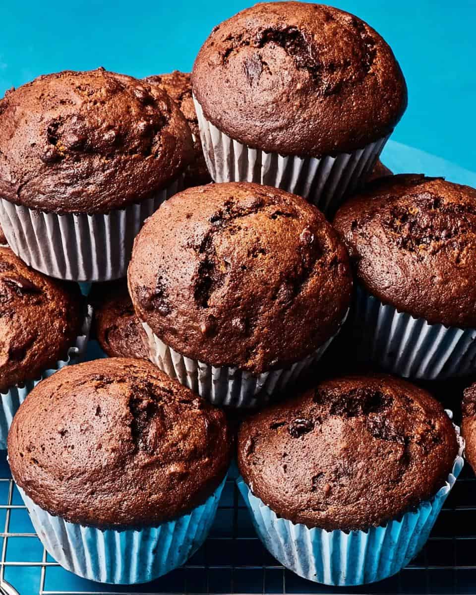 High Protein Chocolate Muffins - detail 3