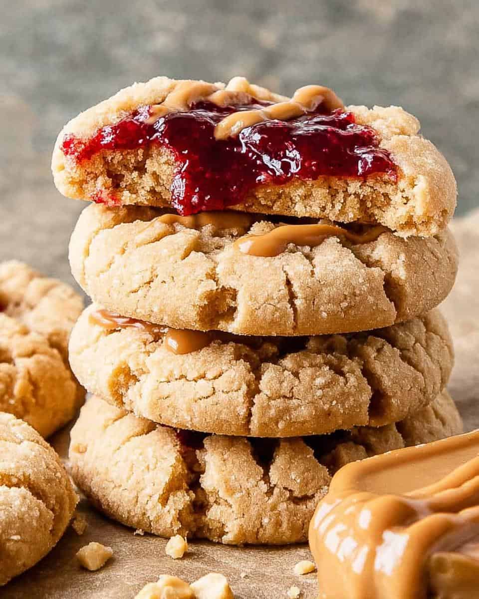Peanut Butter and Jelly Cookies - detail 2