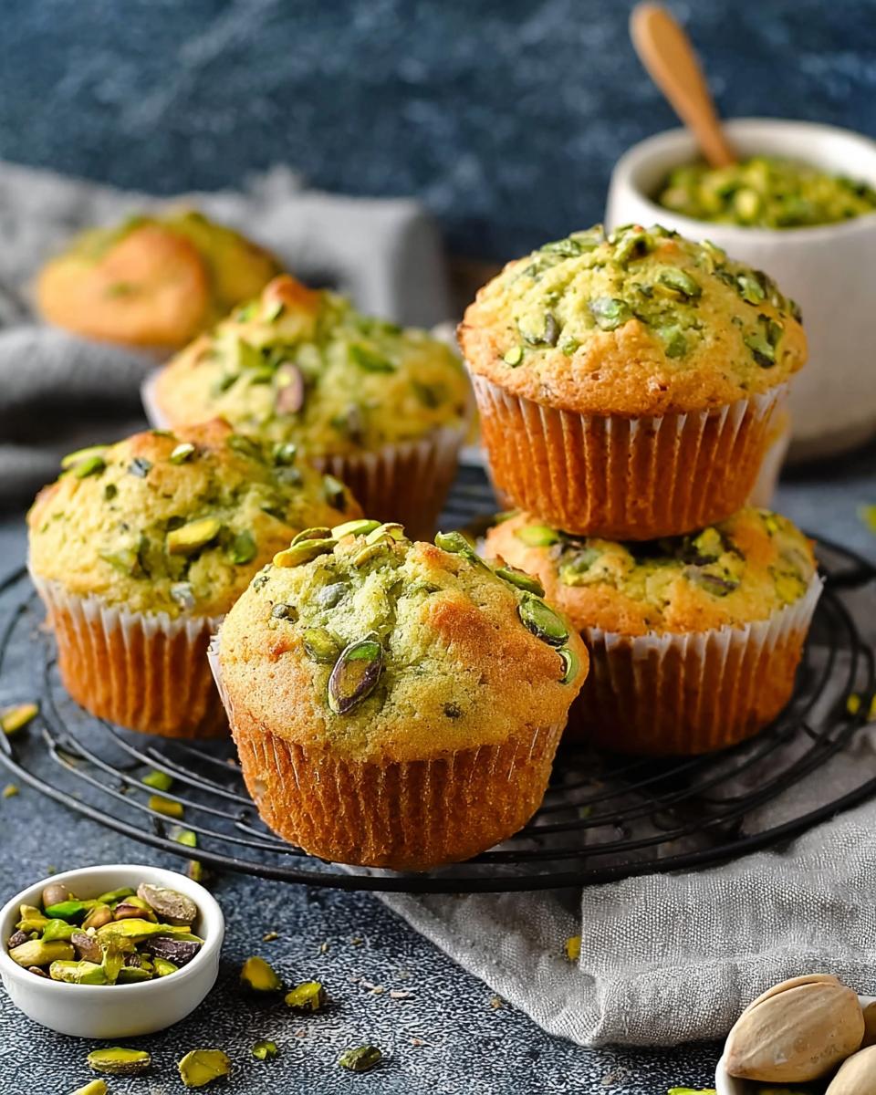 Pistachio Muffins - detail 2