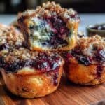 Blueberry Yogurt Protein Muffins