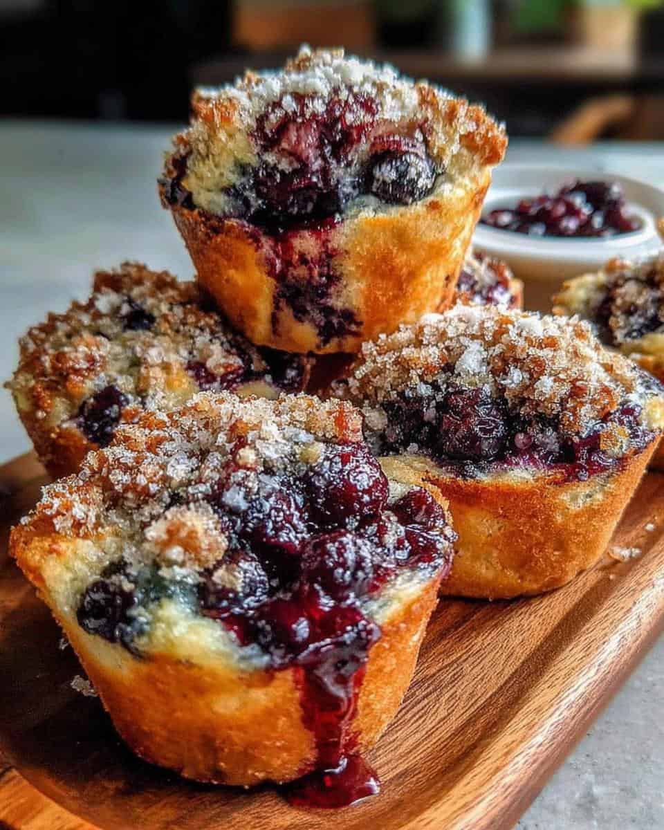 Blueberry Yogurt Protein Muffins - detail 2