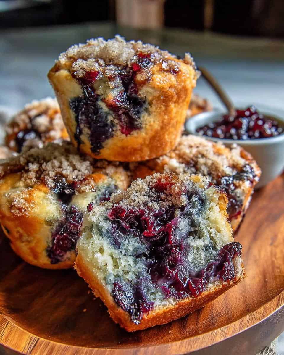 Blueberry Yogurt Protein Muffins - detail 3