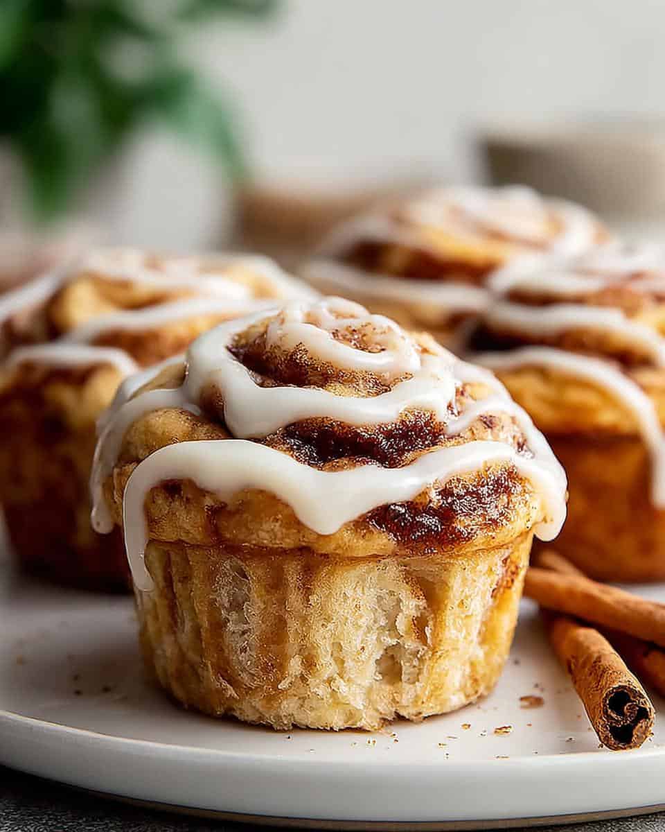 Cinnamon Roll Protein Muffins - detail 2