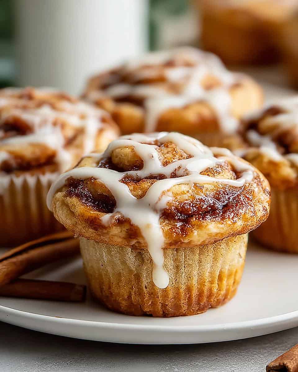 Cinnamon Roll Protein Muffins - detail 3
