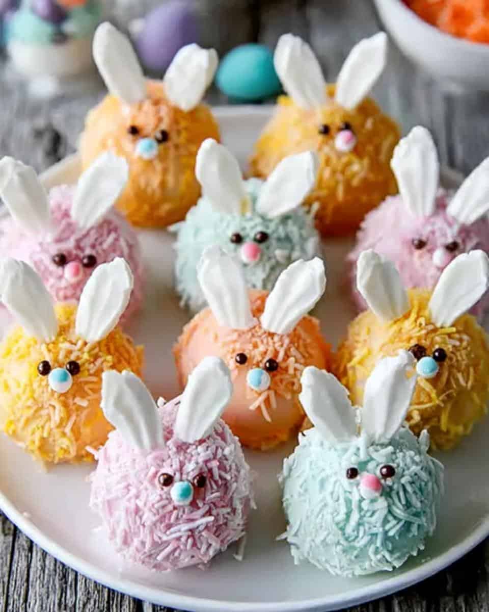 Cute Bunny Oreo Balls (Easy No-Bake Easter Treat!) - detail 1