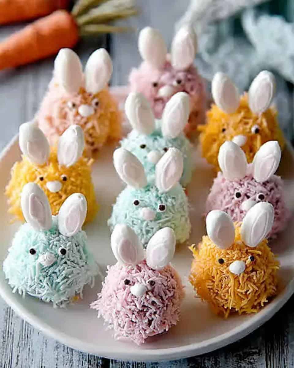 Cute Bunny Oreo Balls (Easy No-Bake Easter Treat!) - detail 3