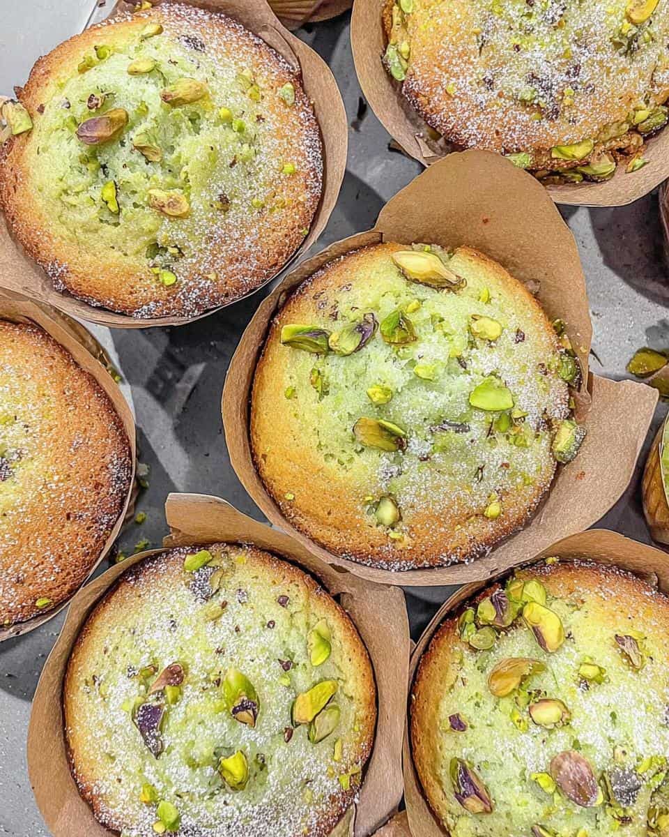 Easy Bakery-Style Pistachio Muffins - detail 1