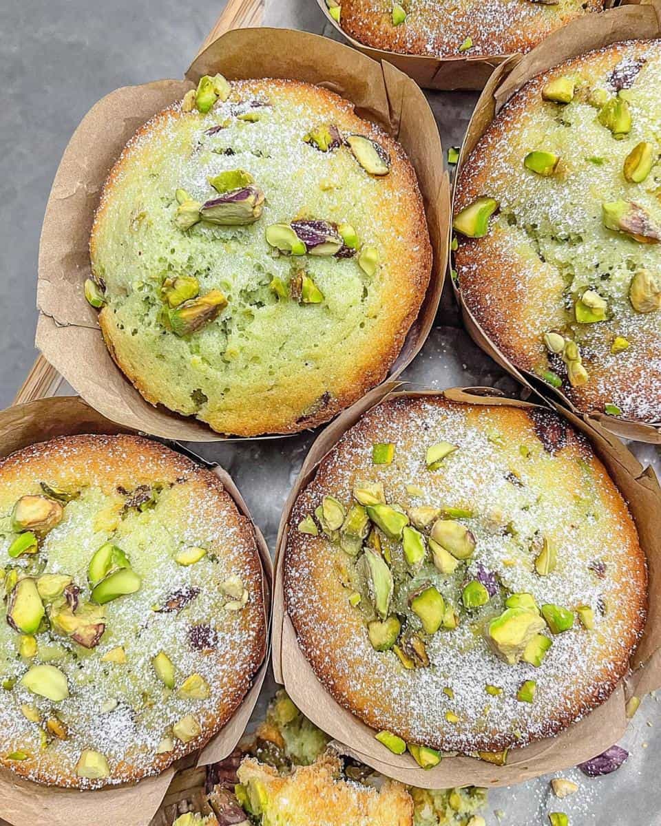 Easy Bakery-Style Pistachio Muffins - detail 2