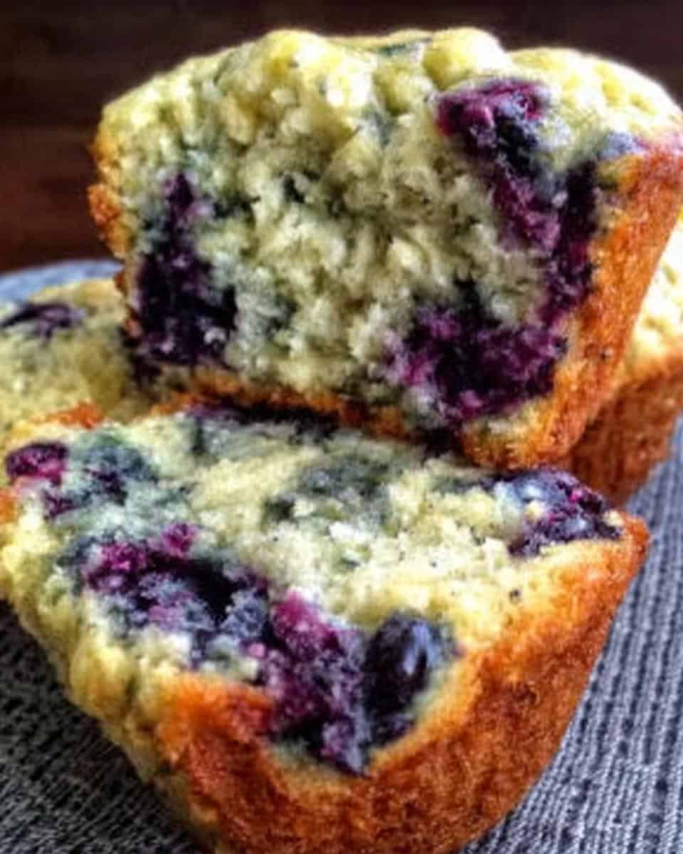 Greek Yogurt Blueberry Protein Muffins for a Healthy Snack - detail 1