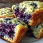 Greek Yogurt Blueberry Protein Muffins for a Healthy Snack