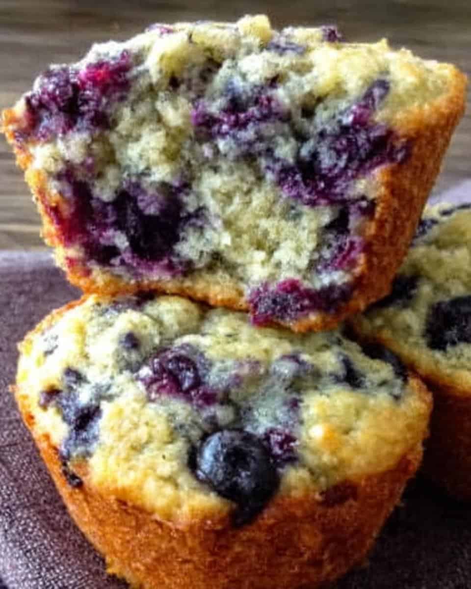 Greek Yogurt Blueberry Protein Muffins for a Healthy Snack - detail 3