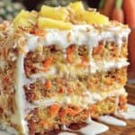 Hawaiian Carrot Pineapple Cake
