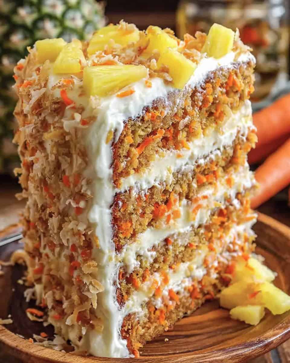 Hawaiian Carrot Pineapple Cake - detail 2