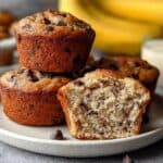 Healthy Banana Bread Protein Muffins
