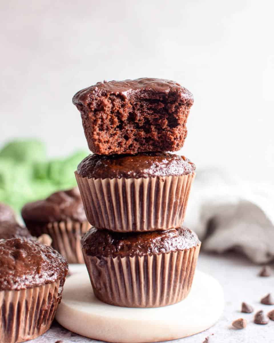 Healthy Chocolate Muffins - detail 2