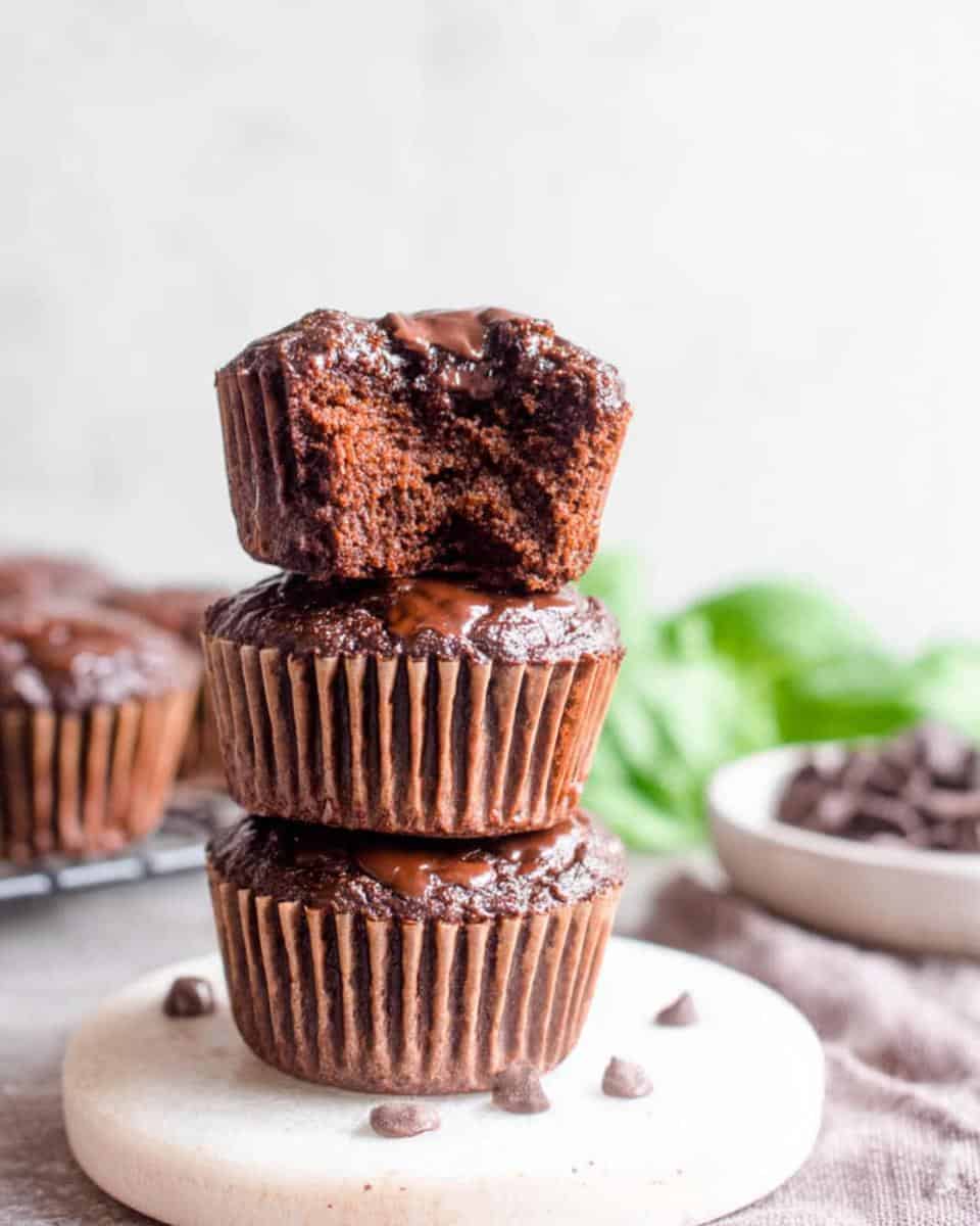 Healthy Chocolate Muffins - detail 3