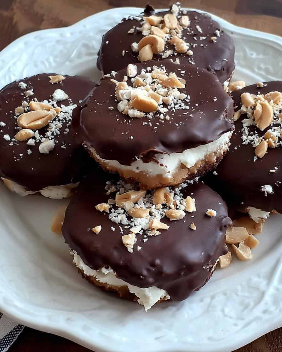 High Protein Frozen Peanut Butter Greek Yogurt Bites - detail 1