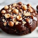 Indulgent Chocolate Hazelnut Crunch Cookies