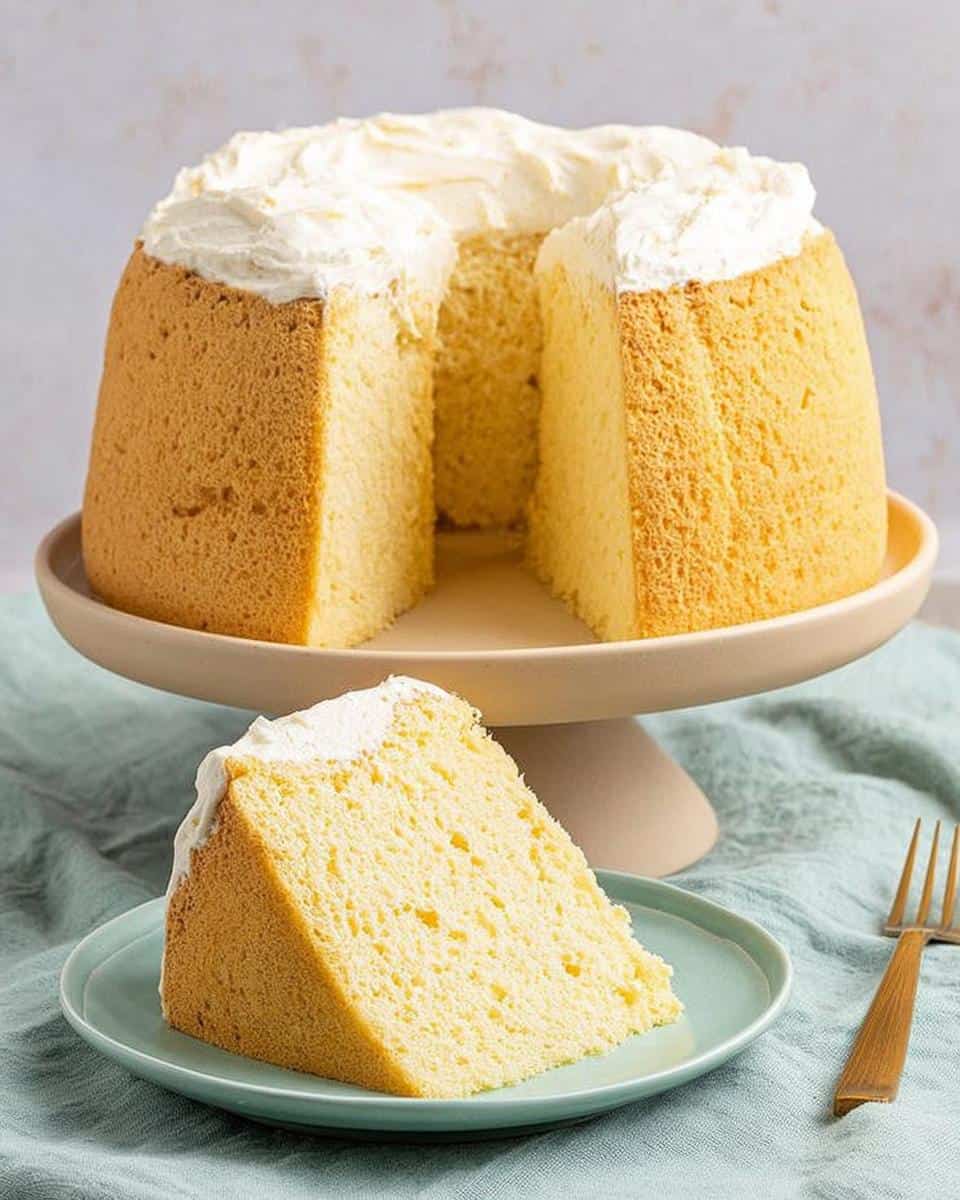 Lemon Chiffon Cake - detail 1