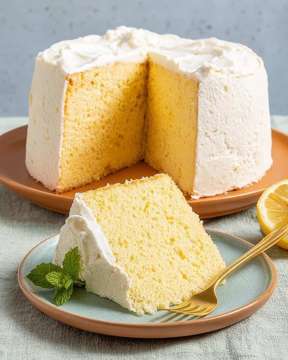 Lemon Chiffon Cake - detail 2