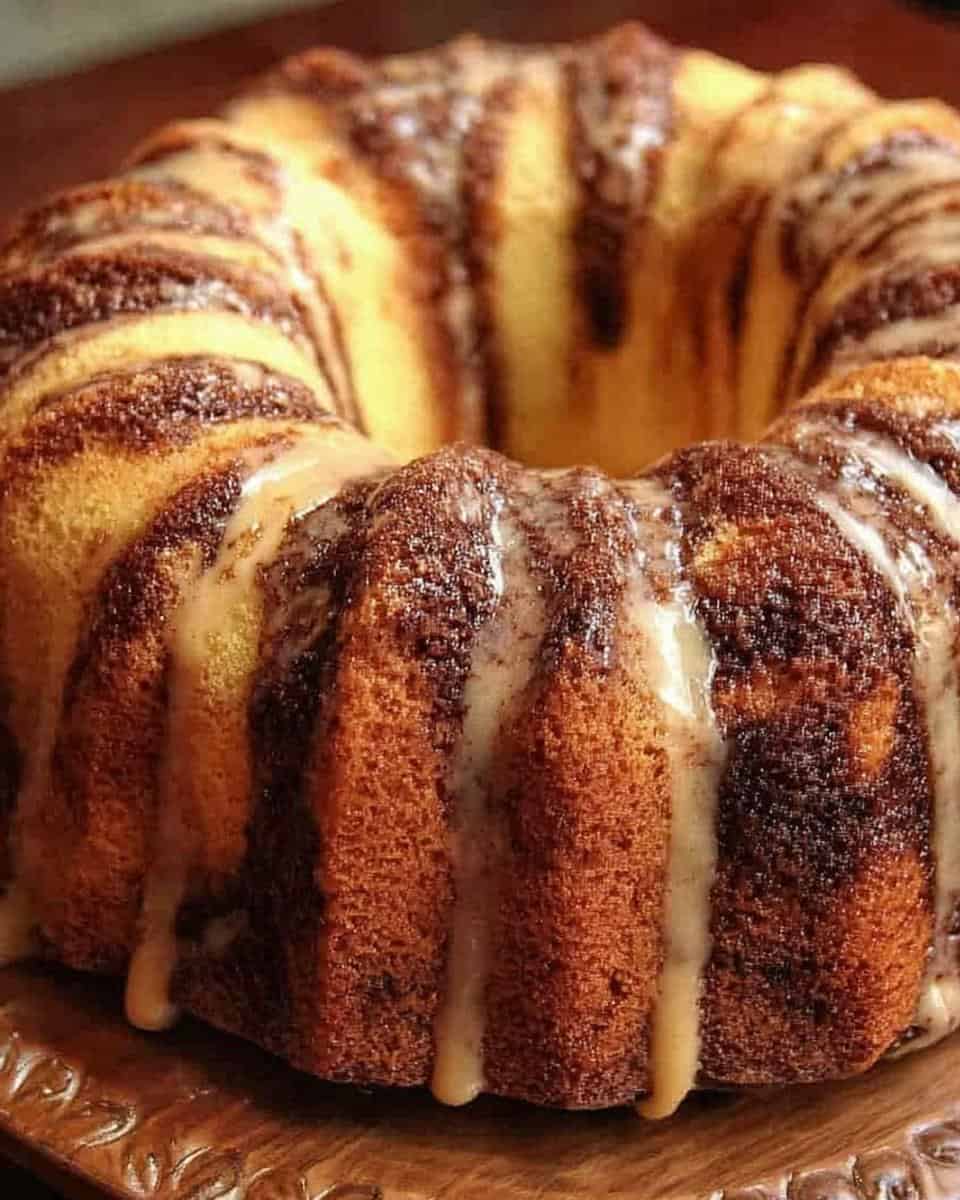 Moist Cinnamon Swirl Bundt Cake - detail 1