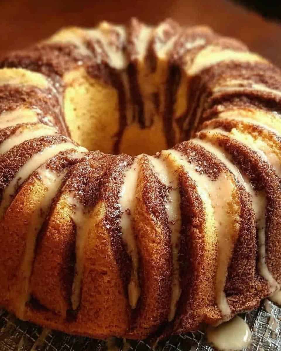 Moist Cinnamon Swirl Bundt Cake - detail 3