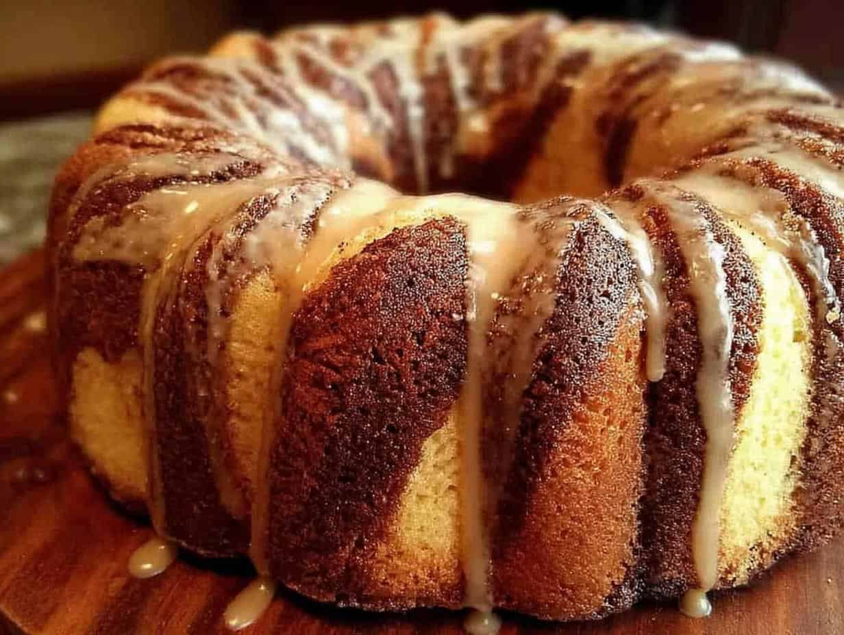Moist Cinnamon Swirl Bundt Cake: Ditch Dryness in 50 Mins