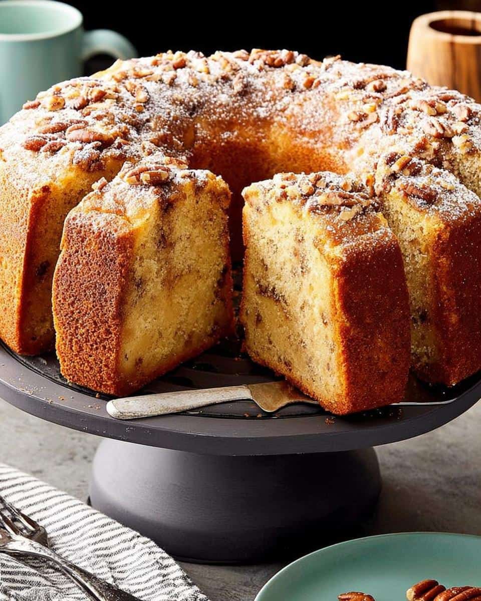 Pecan Pound Cake - detail 1