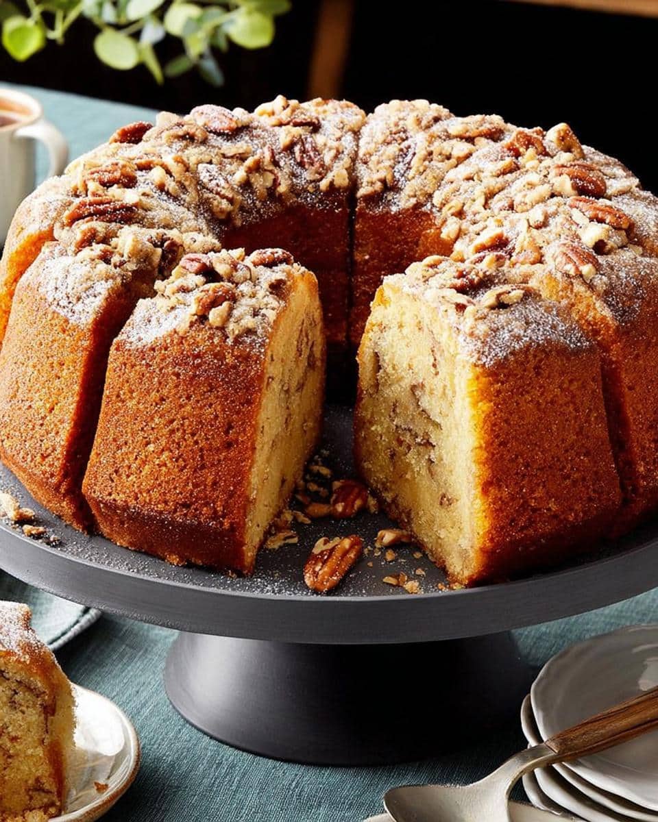Pecan Pound Cake - detail 2